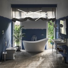 Биде Kerasan Waldorf 4120K1bi/crx1 Белое