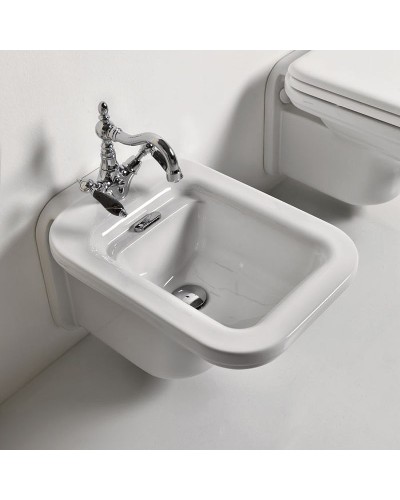 Биде Kerasan Waldorf 4125K1bi/crx1 подвесное Белое