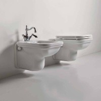 Биде Kerasan Waldorf 4125K1bi/crx1 подвесное Белое