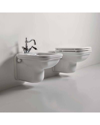 Биде Kerasan Waldorf 4125K1bi/crx1 подвесное Белое