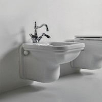 Биде Kerasan Waldorf 4125K1bi/crx1 подвесное Белое