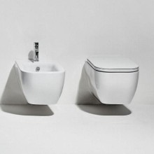 Биде Simas Henges HE19bix1 подвесное Белое