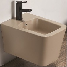 Биде CeramaLux 5370MC подвесное Капучино матовое