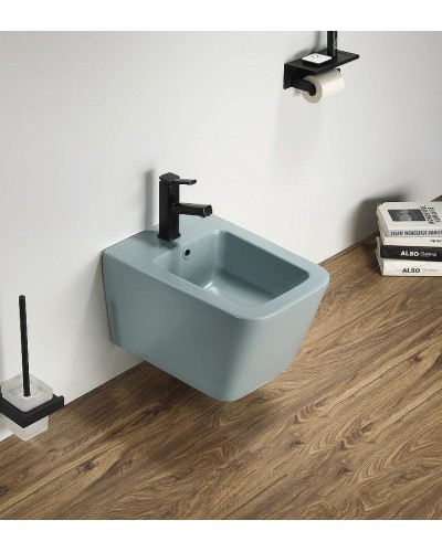 Биде CeramaLux 5370MLG подвесное Зеленое матовое