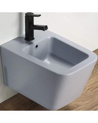 Биде CeramaLux 5370MHL подвесное Голубое матовое