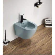 Биде CeramaLux В2342BDMLG подвесное Зеленое матовое