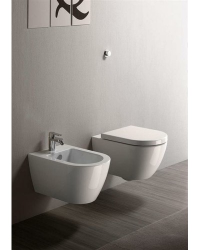 Биде GSI Pura 8865111 подвесное Белое глянцевое