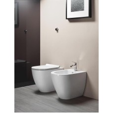 Биде GSI Pura 55 8862111 белое глянцевое