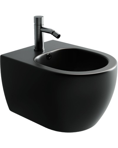 Биде Ceramica Nova Play CN3002MB подвесное Черное матовое