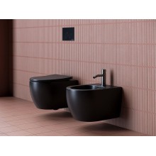 Биде Ceramica Nova Play CN3002MB подвесное Черное матовое