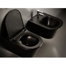 Биде Boheme Avva 974-B подвесное Черное матовое