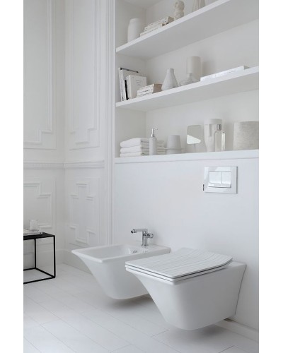 Биде Jacob Delafon Grands Boulevards EMH0002-00 подвесное Белое