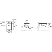Биде Jacob Delafon Grands Boulevards EMH0002-00 подвесное Белое