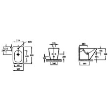 Биде Jacob Delafon Escale E1293-00 Белое