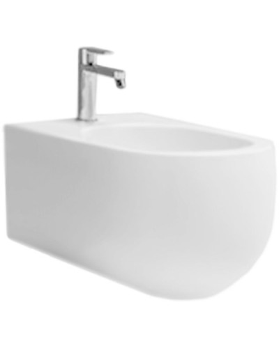 Биде Kerasan Flo 3123 подвесное с одним отверстием под смеситель