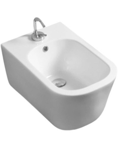 Биде Kerasan Tribeca 5125 подвесное с одним отверстием под смеситель