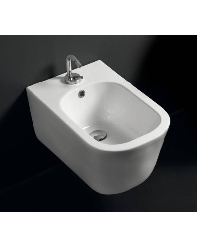 Биде Kerasan Tribeca 5125 подвесное с одним отверстием под смеситель