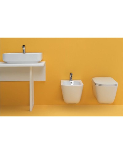 Биде Kerasan Tribeca 5125 подвесное с одним отверстием под смеситель