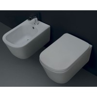 Биде Kerasan Tribeca 5125 подвесное с одним отверстием под смеситель