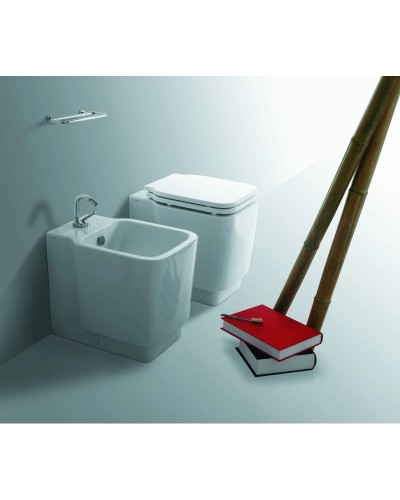 Биде напольное без ободка Simas Flow FL62bix1
