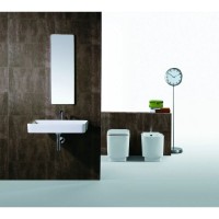 Биде напольное без ободка Simas Flow FL62bix1