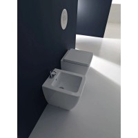 Биде напольное без ободка Kerasan Ego 322101x1