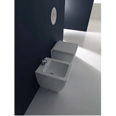 Биде напольное без ободка Kerasan Ego 322101x1