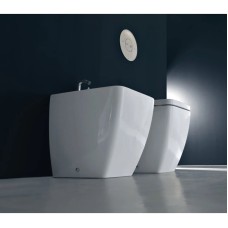 Биде напольное без ободка Kerasan Ego 322101x1