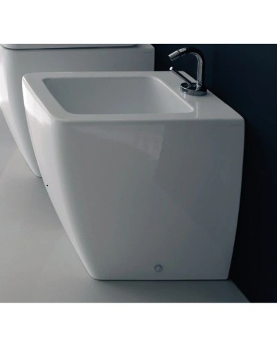 Биде напольное без ободка Kerasan Ego 322101x1