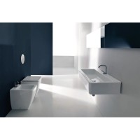 Биде напольное без ободка Kerasan Ego 322101x1