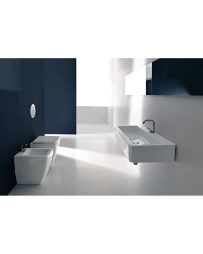 Биде напольное без ободка Kerasan Ego 322101x1