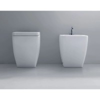 Биде напольное без ободка Kerasan Ego 322001x1