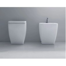 Биде напольное без ободка Kerasan Ego 322001x1