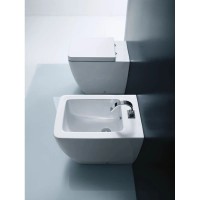 Биде напольное без ободка Kerasan Ego 322001x1