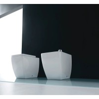 Биде напольное без ободка Kerasan Ego 322001x1