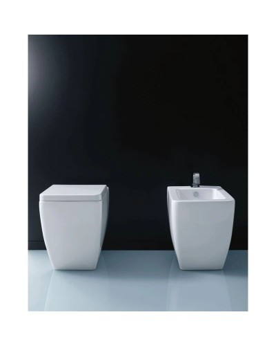 Биде напольное без ободка Kerasan Ego 322001x1