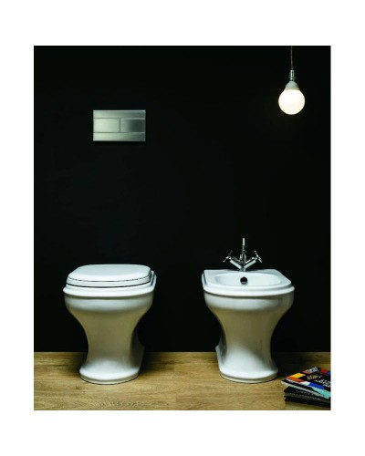 Биде напольное без ободка Azzurra Charme CHA500 bix1