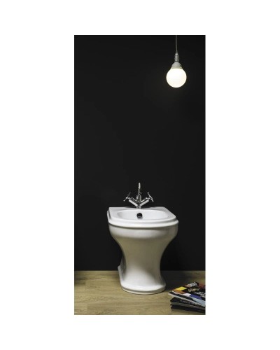 Биде напольное без ободка Azzurra Charme CHA500 bix1