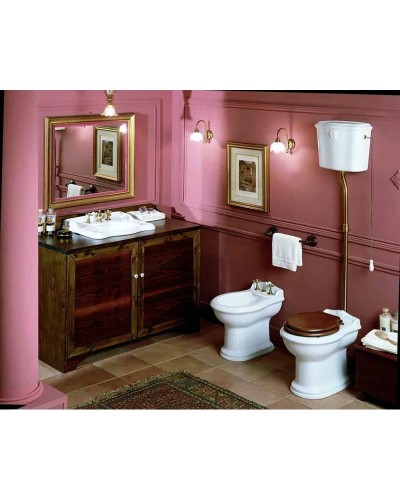 Биде напольное без ободка с одним отверстием под смеситель Azzurra Jubilaeum JUB500/M bix1