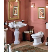 Биде напольное без ободка с одним отверстием под смеситель Azzurra Jubilaeum JUB500/M bix1