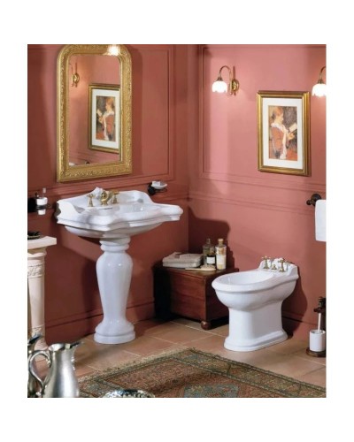 Биде напольное без ободка с одним отверстием под смеситель Azzurra Jubilaeum JUB500/M bix1