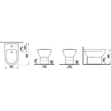 Биде напольное Jika Mio 8327120003041