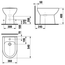 Биде напольное Jika Olymp 326110003041