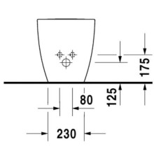 Биде напольное Duravit Happy D.2 2259100000