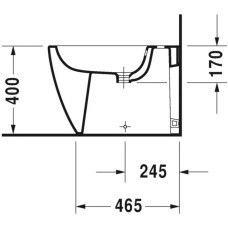 Биде напольное Duravit ME by Starck 2289100000