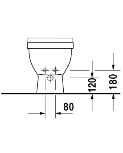 Биде напольное Duravit Starck 3 2234100000