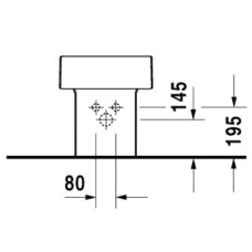 Биде напольное Duravit Vero 2240100000