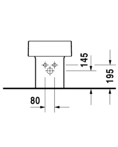 Биде напольное Duravit Vero 2240100000