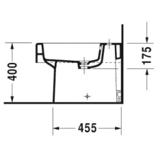 Биде напольное Duravit Vero 2240100000