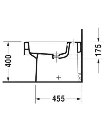 Биде напольное Duravit Vero 2240100000